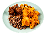 Large Yam Pottage Meal (Meat)