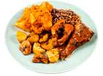 Medium Yam Pottage Meal (Fish)
