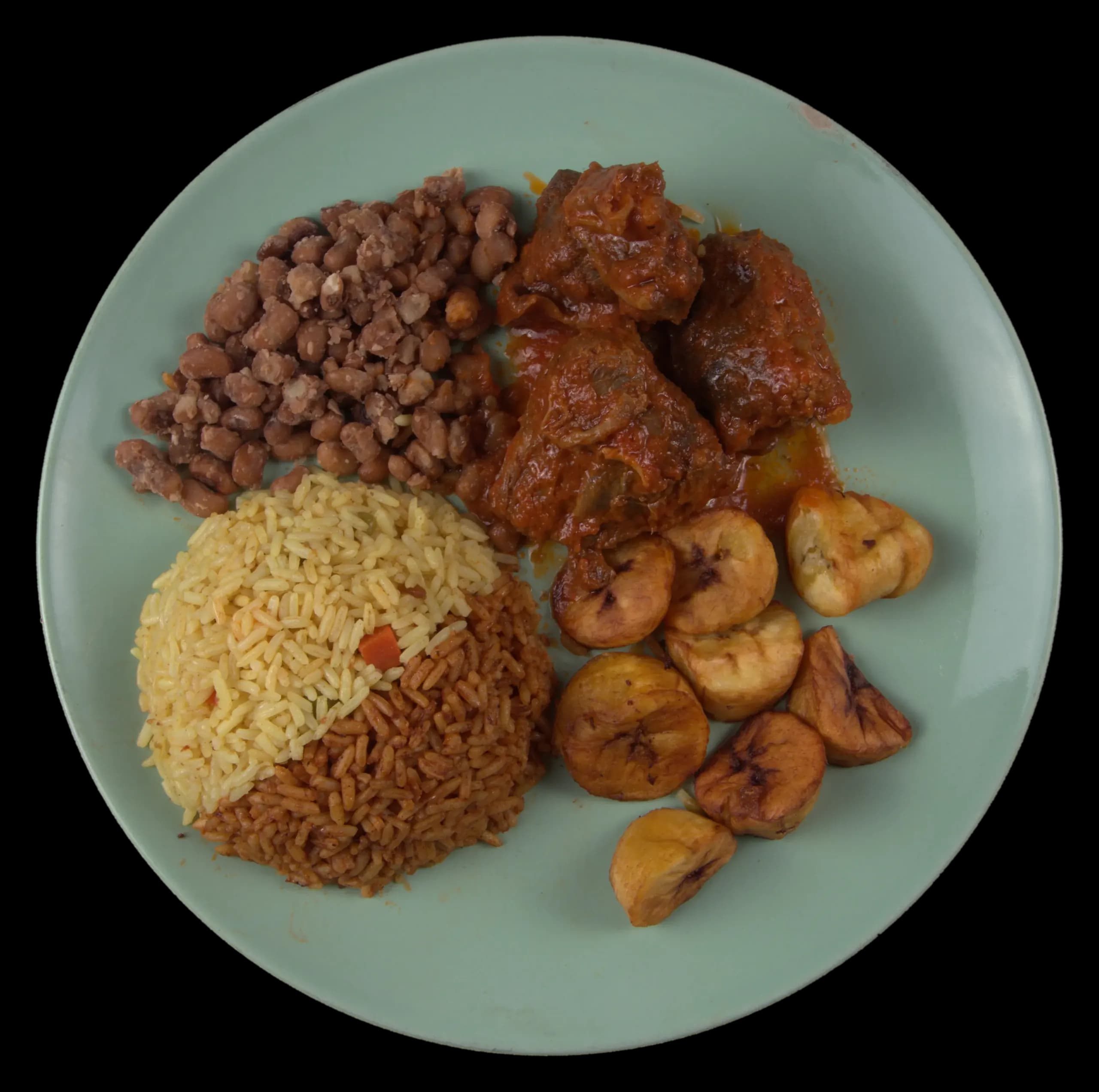 Large Half & Half Rice Meal (Meat)