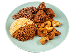 Large Half & Half Rice Meal (Meat)